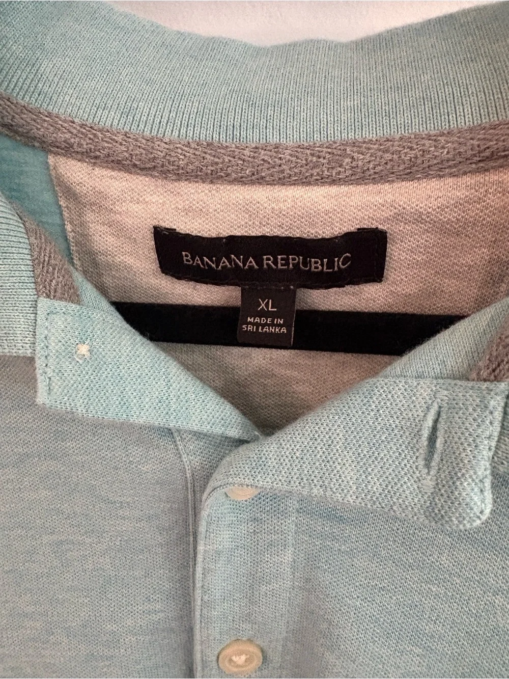 Banana Republic Men’s size XL light Blue Polo Shirt